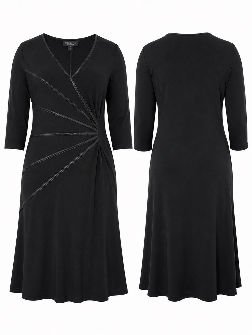 Y2K black midi dress- stretch- whimsygoth-12